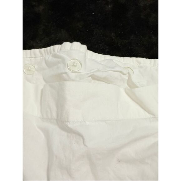 Southern living standard pillow Sham HEIRLOOM PIQUE white- Quilted.Linen - Picture 6 of 6